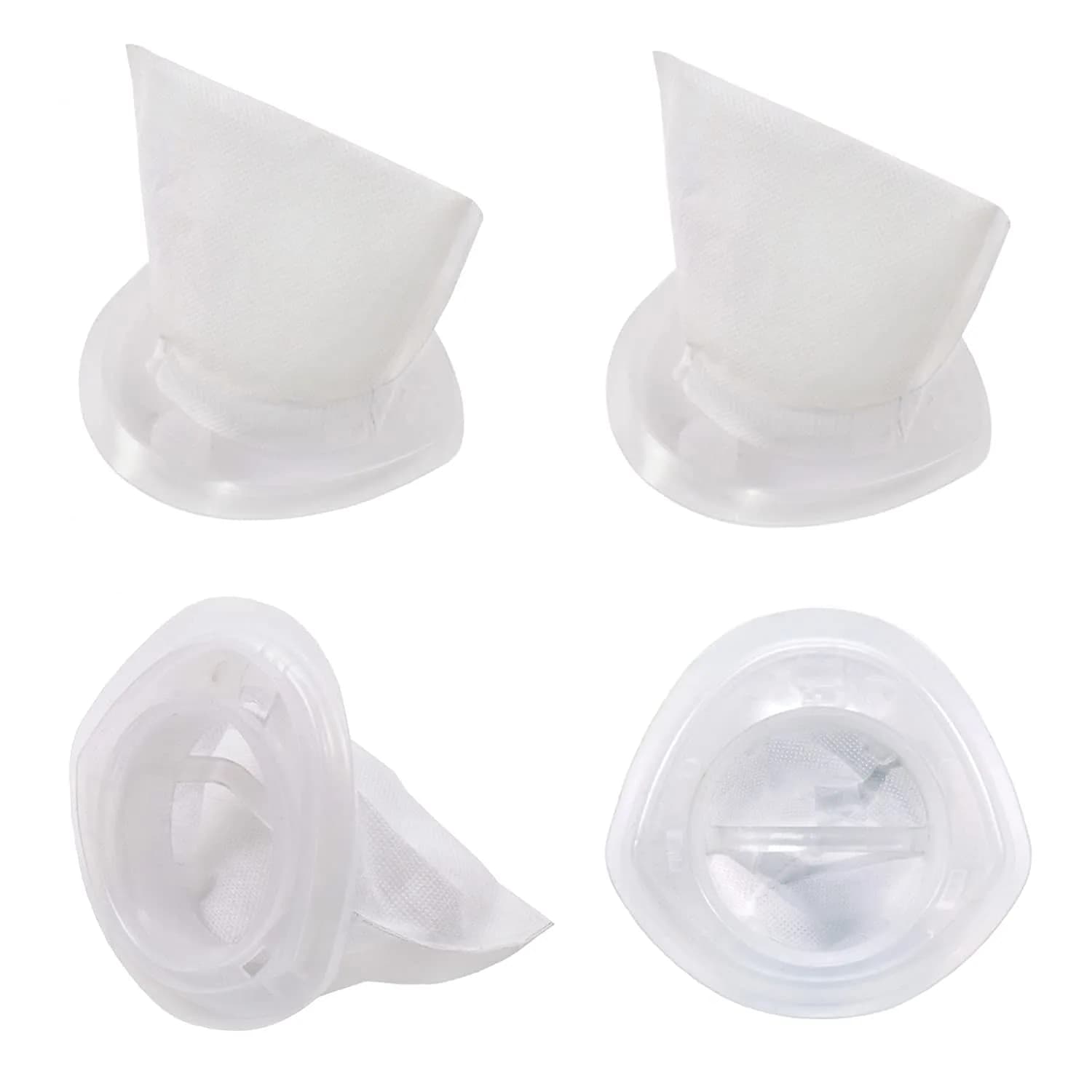 HQRP Washable Vacuum Filter 4-Pack | Compatible with Black+Decker Hand Vacs - main product image