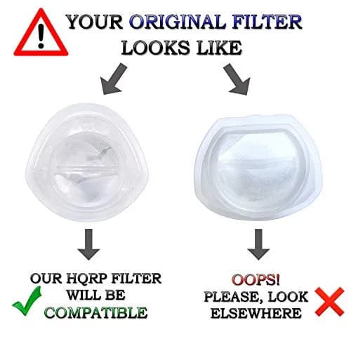 HQRP Washable Vacuum Filter 4-Pack | Compatible with Black+Decker Hand Vacs thumbnail 4