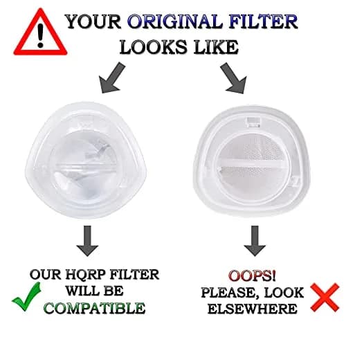 HQRP Washable Vacuum Filter 4-Pack | Compatible with Black+Decker Hand Vacs thumbnail 3