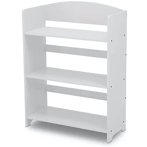 Delta Children MySize Bookshelf Bianca White | Kid-Sized, Sturdy Wood, Safe & Durable (24.63in W x 10.5in D x 33in H) thumbnail 6