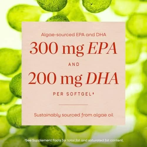 Nature's Way NutraVege Vegan Algal Oil Omega-3 550 mg (30 Count) | Supports Heart, Brain, and Eye Health thumbnail 4