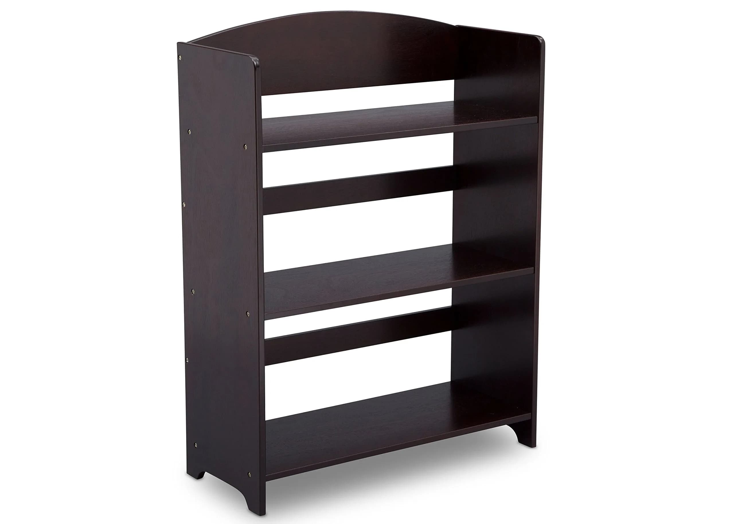 Delta Children MySize Bookshelf Dark Chocolate | Kid-Sized, Durable Wooden Bookcase for Ages 3+