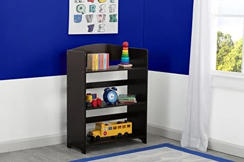 Delta Children MySize Bookshelf Dark Chocolate | Kid-Sized, Durable Wooden Bookcase for Ages 3+ thumbnail 2