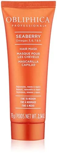 Obliphica Seaberry Hair Mask 2.64oz | Deep Conditioning for Dry, Damaged, Frizzy & Color-Treated Hair thumbnail 1