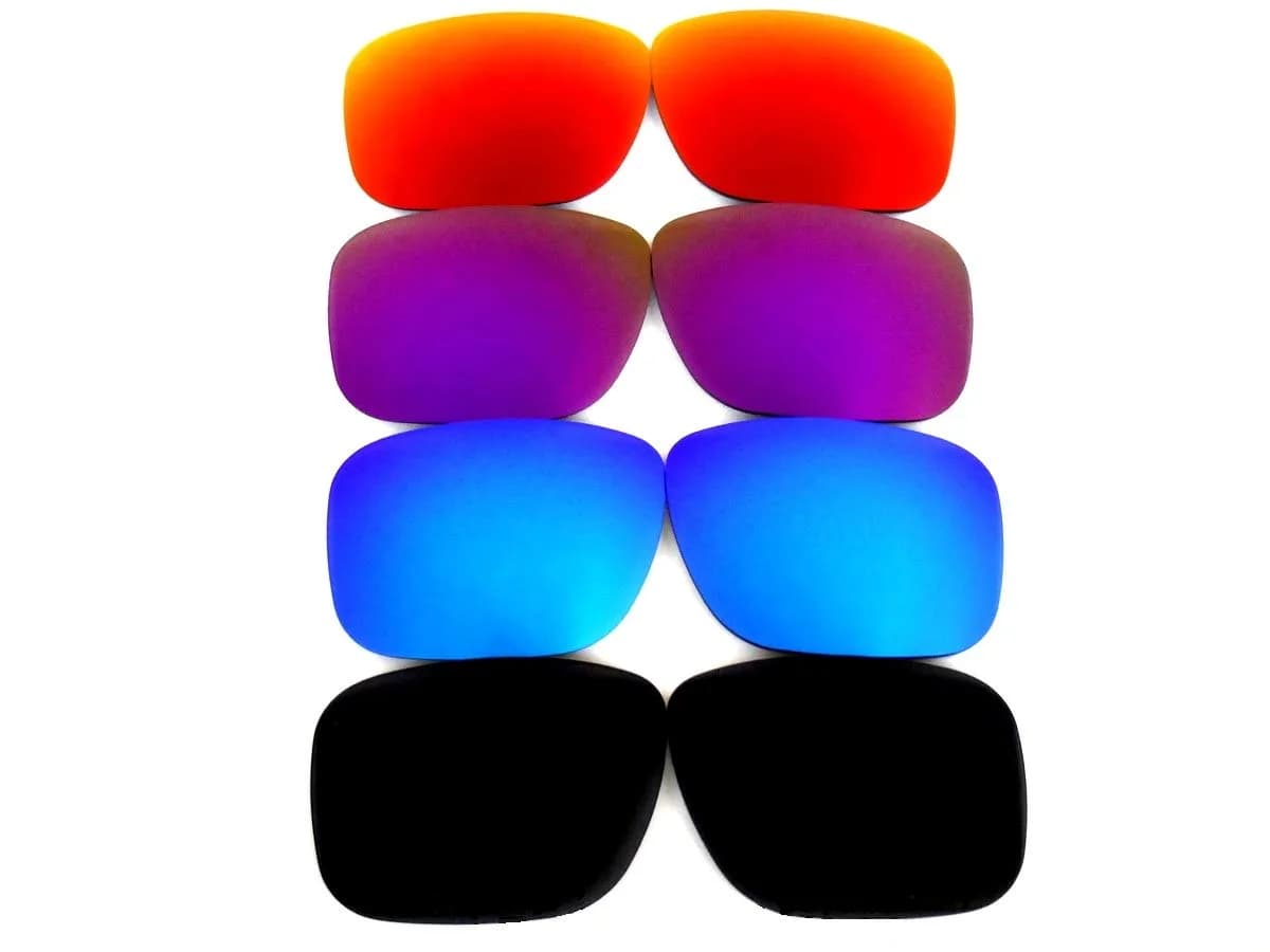 GALAXYLENSE Replacement Lenses for Oakley Holbrook OO9102 Sunglasses Polarized Black/Blue/Purple/Red | Impact-Resistant UV400