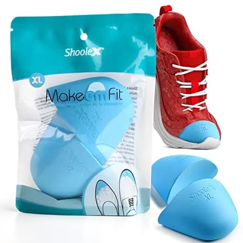 Shoolex Make Em Fit Shoe Filler for Too Big Shoes | Memory Foam Toe Cushion Inserts, Shoe Size Reducer, Unisex, X-Large thumbnail 1