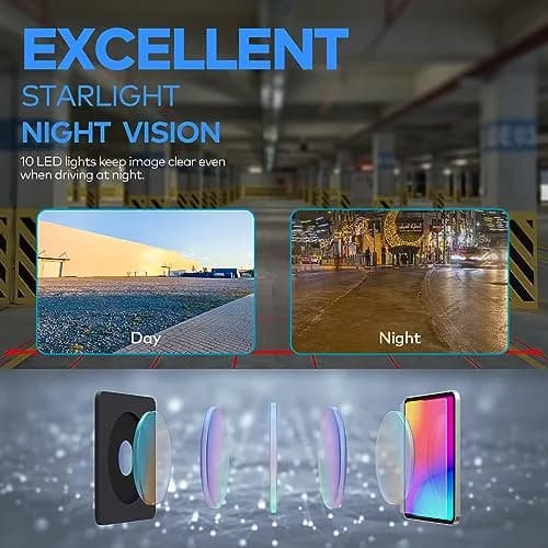 eRapta HD T01B Backup Camera Rear View License Plate Reverse Camera with 149° Wide View & Night Vision thumbnail 5