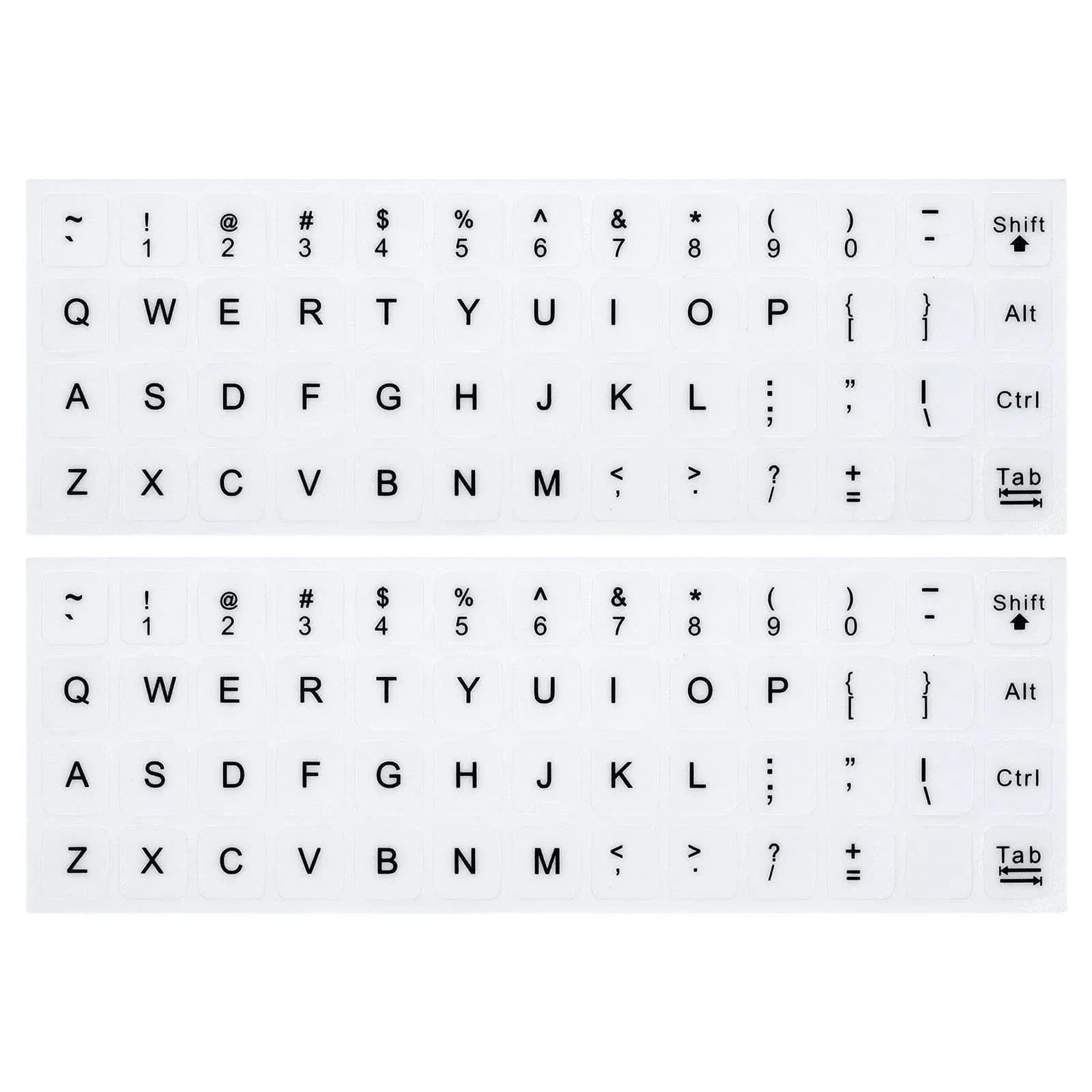 CaseBuy English Keyboard Stickers for Laptops & PCs | 48 Stickers - main product image