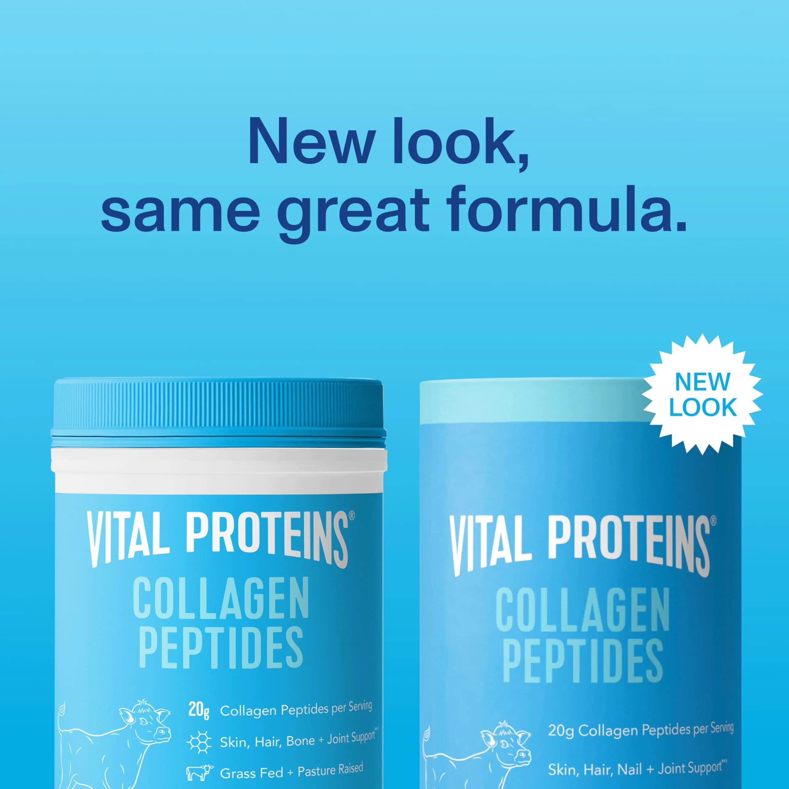 Vital Proteins Collagen Peptides Powder Unflavored for Hair, Skin, Nails & Joints (7 Servings) - view 2