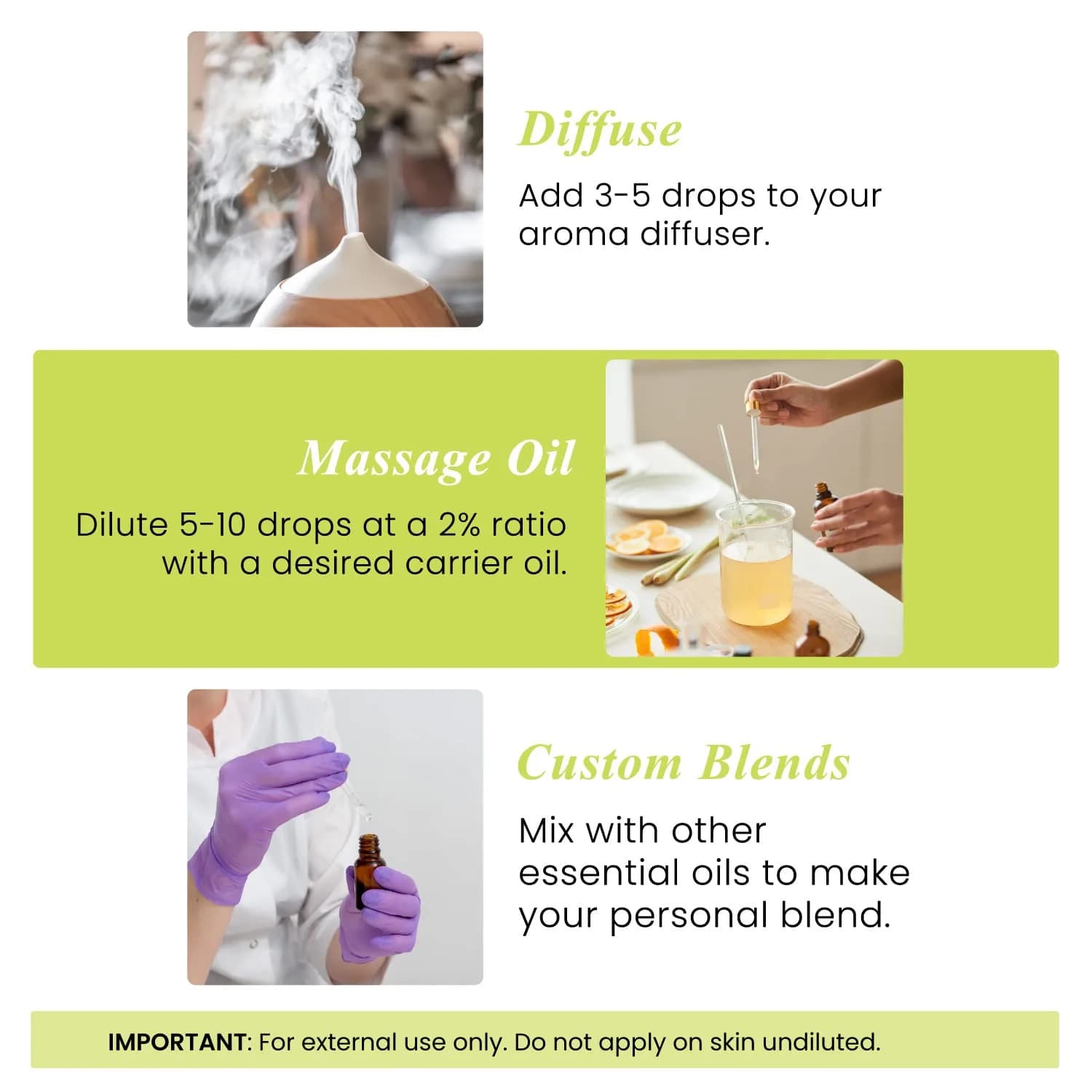 Handcraft Blends Citronella Essential Oil 4 Fl Oz (120ml) | Pure & Natural Premium Grade for Diffuser, Skin, Soap Making - view 3