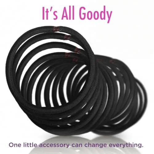 Goody Ouchless Elastic Hair Ties, 30 Count, Brown, 4MM | No-Snag, No-Damage Hold thumbnail 8