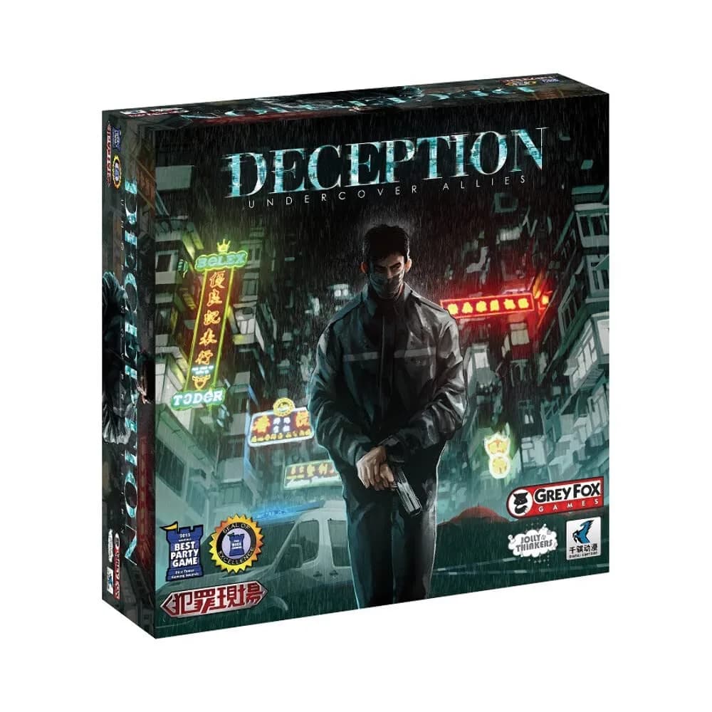Grey Fox Games Deception: Murder in Hong Kong Undercover Allies Expansion | Social Deduction Board Game for 4-14 Players - main product image