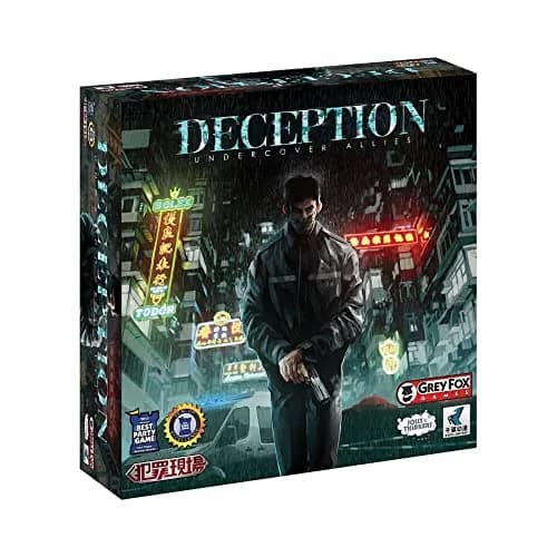 Grey Fox Games Deception: Murder in Hong Kong Undercover Allies Expansion | Social Deduction Board Game for 4-14 Players thumbnail 1