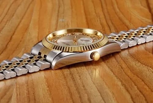 MASTOP Women's Silver & Gold Two Tone Stainless Steel Dress Watch | Luminous Analog Quartz 26mm thumbnail 5
