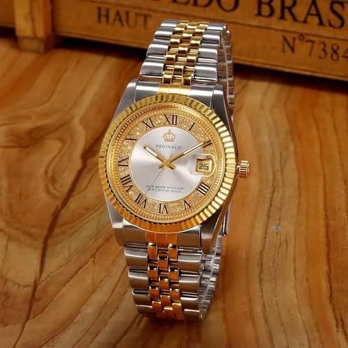 MASTOP Women's Two Tone Stainless Steel Dress Watch | 26mm Case, Luminous Dial, 30m Water Resistant thumbnail 2