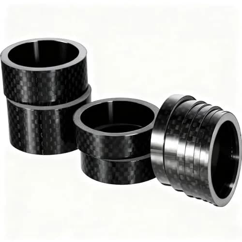 Sumind Carbon Fiber Bike Headset Spacers 1-1/8 Inch | 7 Sizes for Precise Fit & Light Weight thumbnail 1