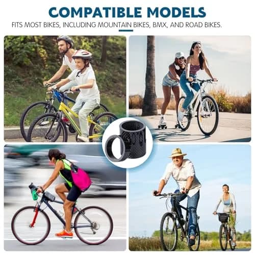 Sumind Carbon Fiber Bike Headset Spacers 1-1/8 Inch | 7 Sizes for Precise Fit & Light Weight thumbnail 6