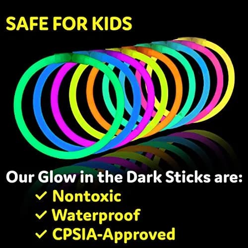 PartySticks Ultra Bright Glow Sticks Bulk Party Supplies 400 Pack | 8" Glow Sticks for Parties & Decorations thumbnail 6