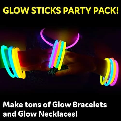 PartySticks Ultra Bright Glow Sticks Bulk Party Supplies 400 Pack | 8" Glow Sticks for Parties & Decorations thumbnail 2