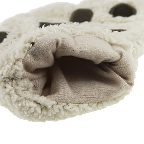 Ylucky Girls Cartoon Bear Claw Gloves Half Finger Paw Gloves Winter Warm Plush Faux Fur Mittens Hand Wear | Cute Animal Design for Cold Weather thumbnail 6