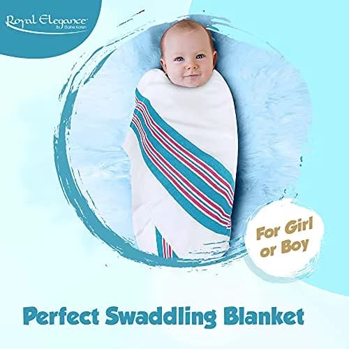Elaine Karen 100% Cotton Hospital Receiving Blankets Flannel 12 Pack | Soft, Lightweight & Versatile Baby Wraps thumbnail 5