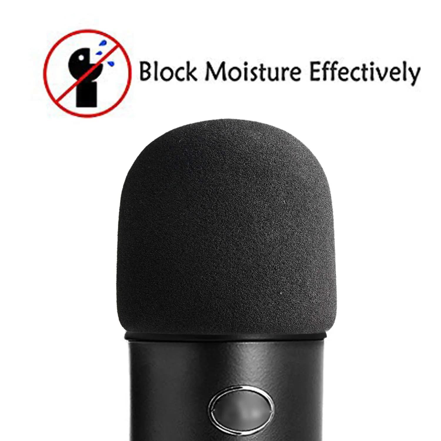 YOUSHARES Foam Microphone Windscreen for Blue Yeti & Yeti Pro | Fits Microphones up to 2.5" Diameter - view 5