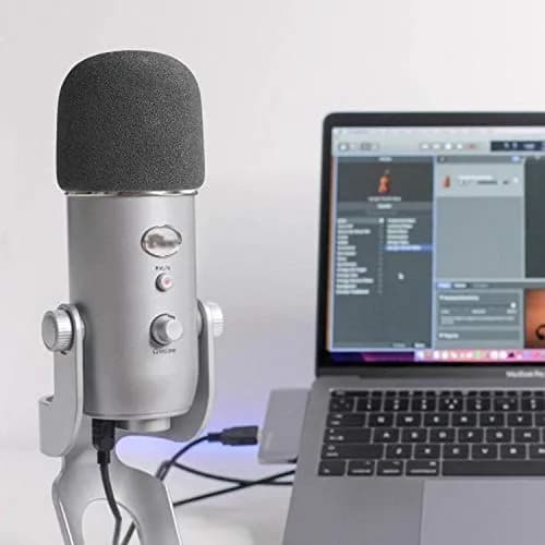 YOUSHARES Foam Microphone Windscreen for Blue Yeti & Yeti Pro | Fits Microphones up to 2.5" Diameter thumbnail 6