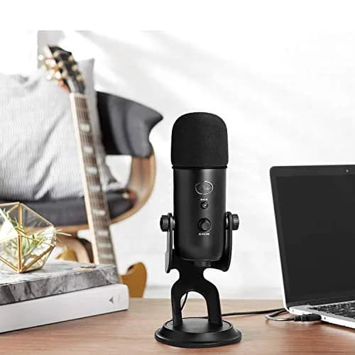 YOUSHARES Foam Microphone Windscreen for Blue Yeti & Yeti Pro | Fits Microphones up to 2.5" Diameter thumbnail 7