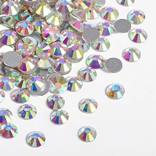 Beadsland Flat Back Crystal Rhinestones SS6 | AB Finish, 1440 pcs, Perfect for Crafts & Nails thumbnail 2