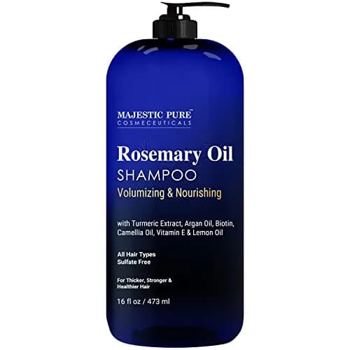 Majestic Pure Rosemary Oil Shampoo 473ml (16 Fl Oz) | Promotes Hair Growth & Thickness thumbnail 1