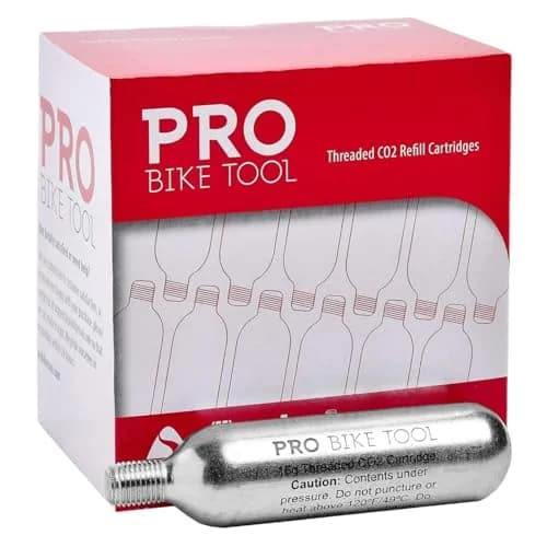 PRO BIKE TOOL 16g CO2 Cartridges (5-Pack, 80g Total) | Fast Inflation for Road & Mountain Bikes thumbnail 1