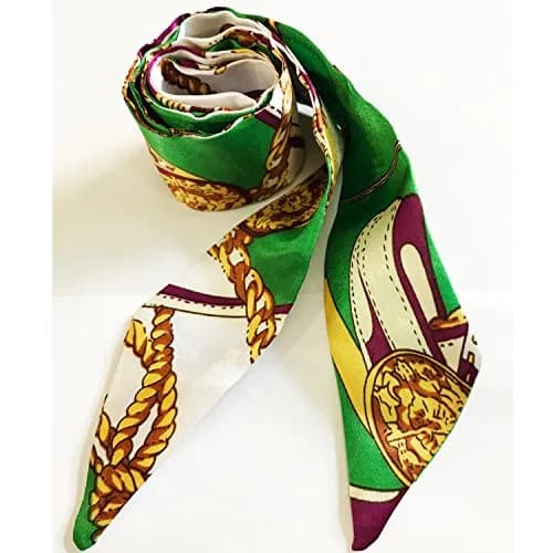 MosBug Fashion Bag Handle Ribbon Scarf 100cm x 4cm (Pattern A) | Versatile Accessory for Bags, Hair, and Neck thumbnail 8