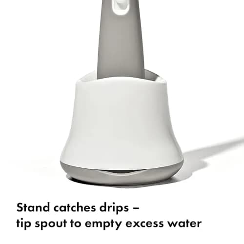 OXO Tot Bottle Brush with Nipple Cleaner and Stand | BPA-Free Silicone Bristles & Stand (1 Count) thumbnail 6