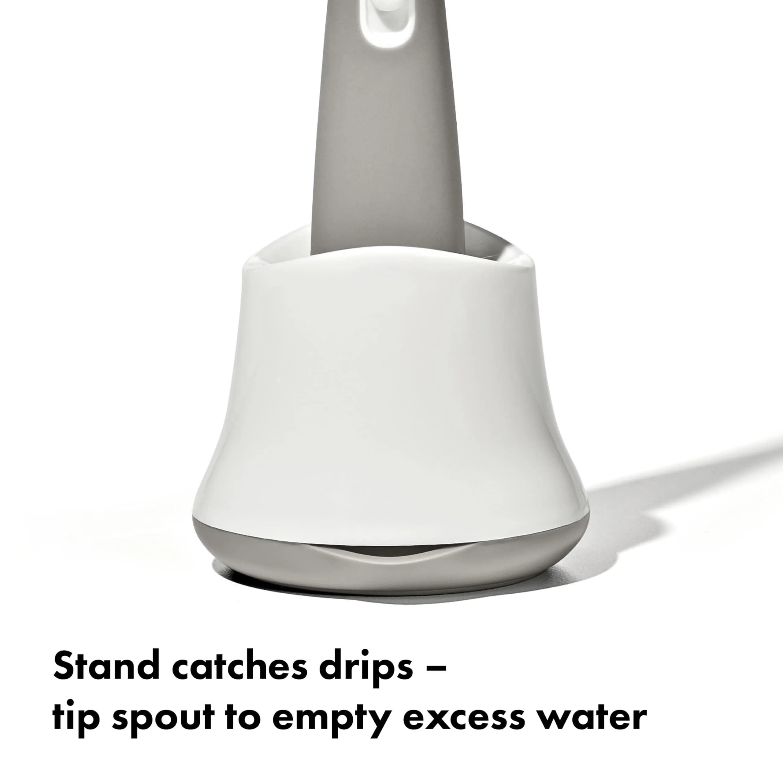 OXO Tot Bottle Brush with Nipple Cleaner and Stand | BPA-Free Silicone Bristles & Stand (1 Count) - view 6