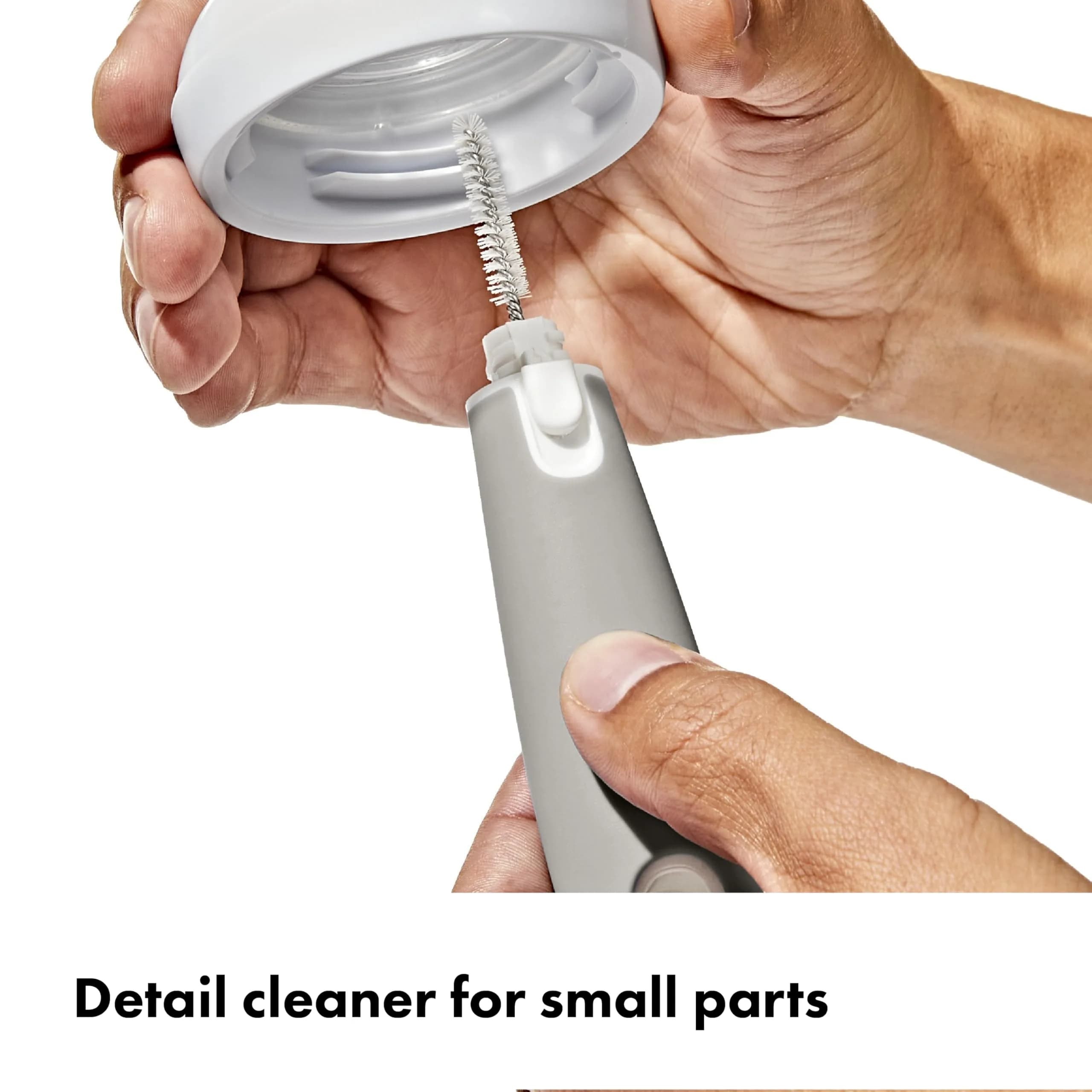 OXO Tot Bottle Brush with Nipple Cleaner and Stand | BPA-Free Silicone Bristles & Stand (1 Count) - view 7