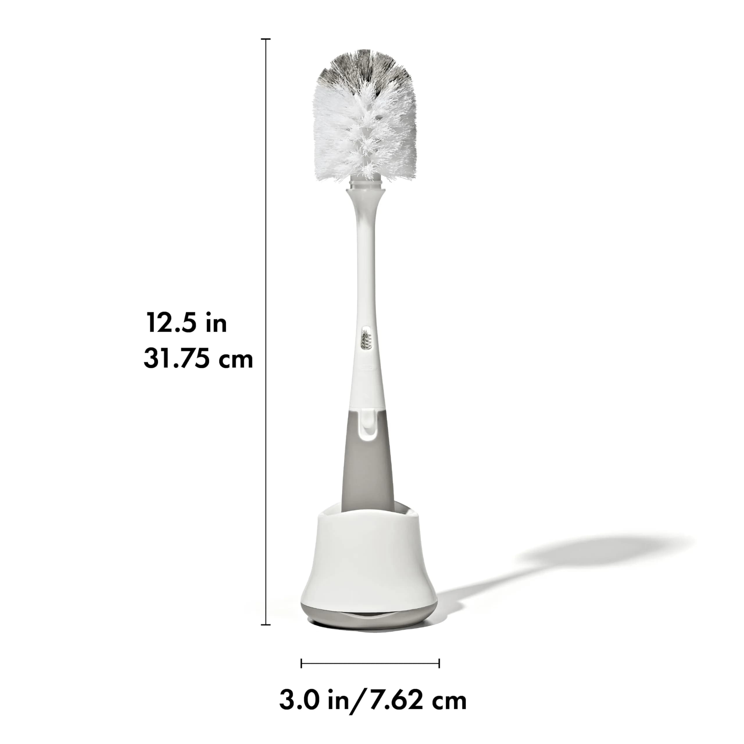 OXO Tot Bottle Brush with Nipple Cleaner and Stand | BPA-Free Silicone Bristles & Stand (1 Count) - view 8