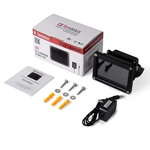 Tendelux BI8 IR Illuminator 8W 90° 120ft | IP66 Weatherproof CCTV Camera Night Vision thumbnail 5