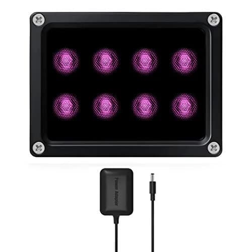 Tendelux BI8 IR Illuminator 8W 90° 120ft | IP66 Weatherproof CCTV Camera Night Vision thumbnail 1