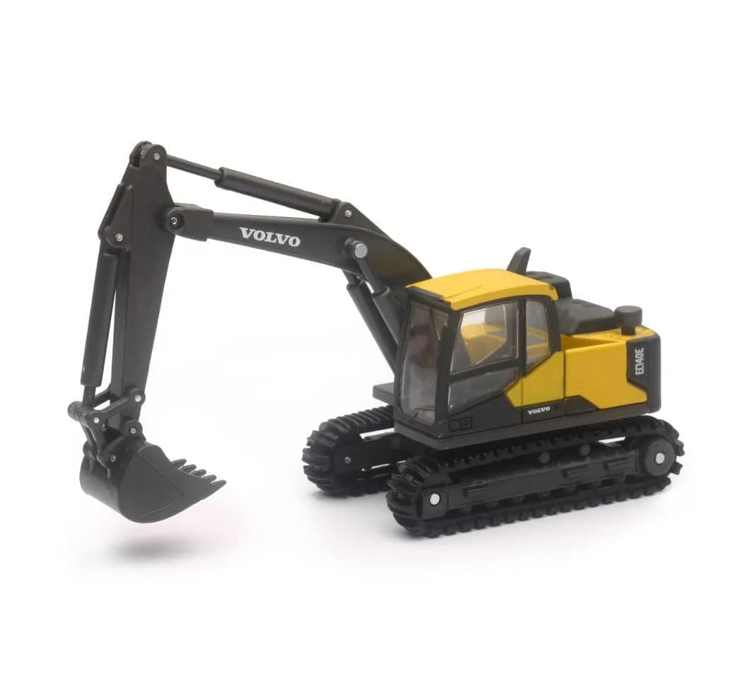 NewRay Volvo EC140E Die-Cast Excavator Model 1:50 Scale (20.5 cm Length) | Official Replica for Collectors
