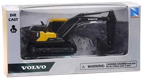 NewRay Volvo EC140E Die-Cast Excavator Model 1:50 Scale (20.5 cm Length) | Official Replica for Collectors thumbnail 3