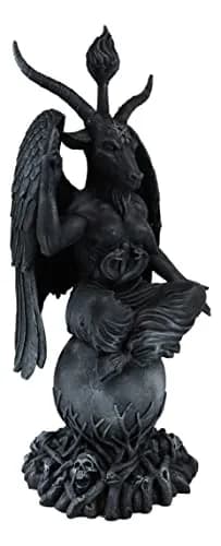 Ebros Gift Faux Stone Sabbatic Goat Baphomet Statue 89cm (35") | Hand-Painted Occultic Idol Sculptural Wonder thumbnail 8