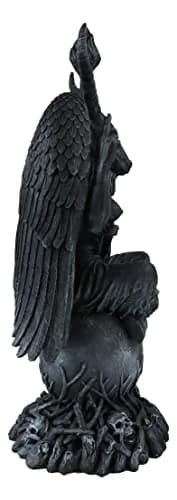 Ebros Gift Faux Stone Sabbatic Goat Baphomet Statue 89cm (35") | Hand-Painted Occultic Idol Sculptural Wonder thumbnail 9