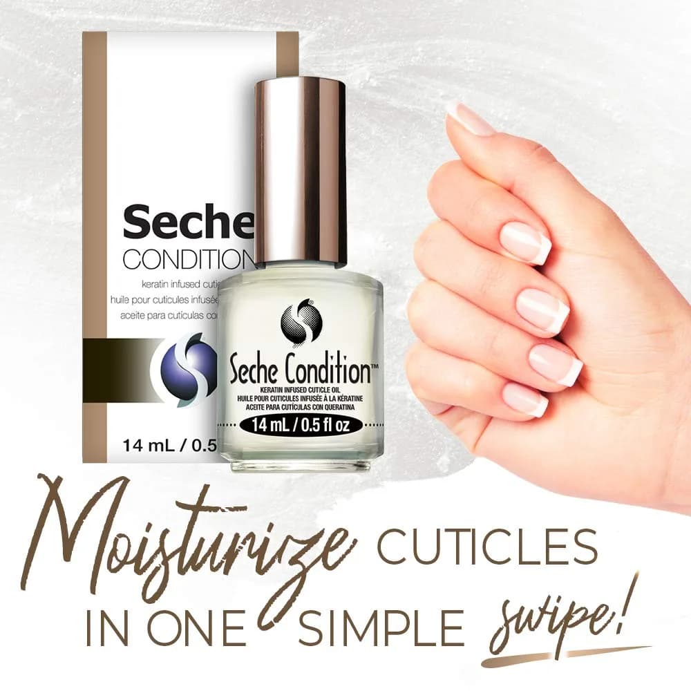 Seche Condition Keratin Infused Cuticle Oil 15ml (0.5 fl oz) | Hydrates & Strengthens Nails thumbnail 2