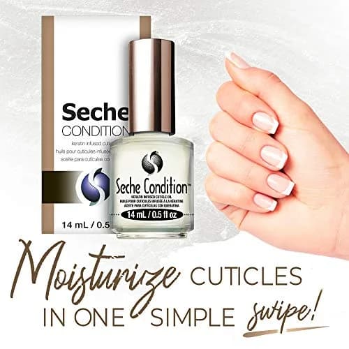 Seche Condition Keratin Infused Cuticle Oil 15ml (0.5 fl oz) | Hydrates & Strengthens Nails thumbnail 2