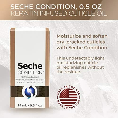 Seche Condition Keratin Infused Cuticle Oil 15ml (0.5 fl oz) | Hydrates & Strengthens Nails thumbnail 3