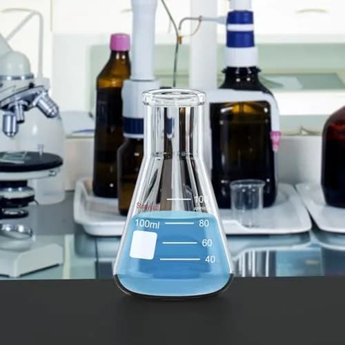 stonylab 100 ml Narrow Mouth Erlenmeyer Glass Flask | Heavy Duty Rim, Borosilicate thumbnail 5