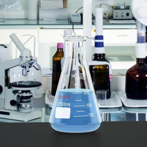 stonylab Glass Erlenmeyer Flask 250ml Heavy Wall Narrow Mouth | Borosilicate Lab Flask thumbnail 5