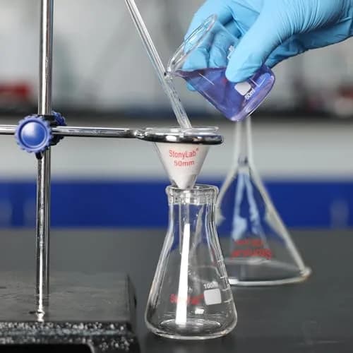 stonylab Glass Erlenmeyer Flask 250ml Heavy Wall Narrow Mouth | Borosilicate Lab Flask thumbnail 8