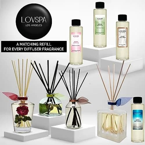 LOVSPA Reed Diffuser Set - Joy Winterberry Spruce 4oz | Long-Lasting, Flame-Free Home Fragrance thumbnail 6