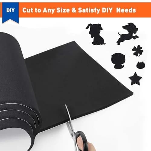 MAGZO Adhesive Sponge Neoprene Foam Padding 12" x 59" x 1/2" Black | Weatherproof Soundproof Insulation for Cars & Machinery thumbnail 5